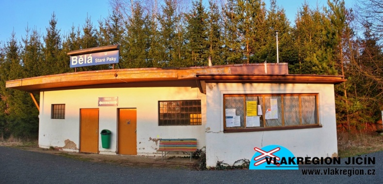 Zastávka Bělá u Staré Paky
