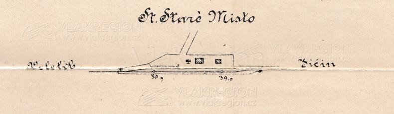 Staré Místo u Jičína - mapa